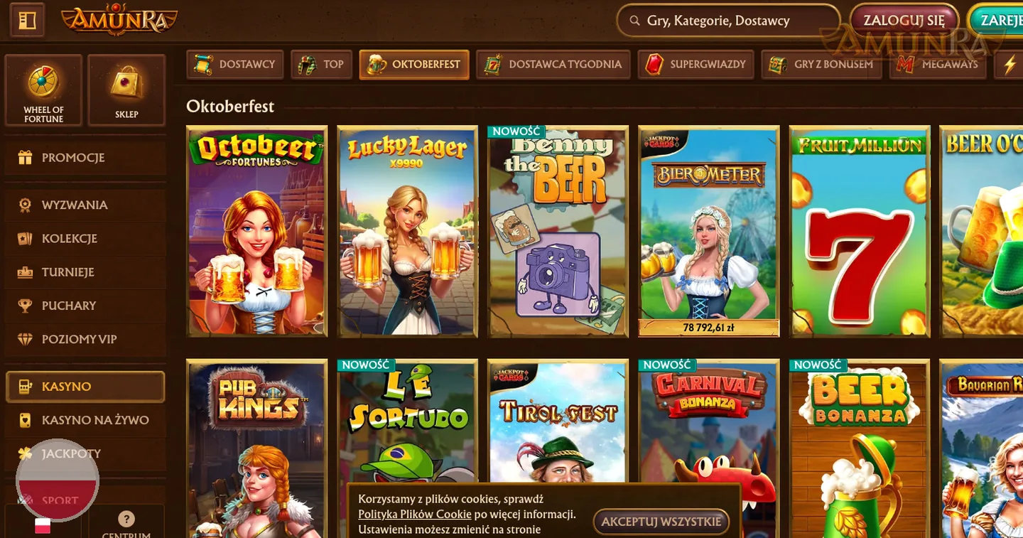 bonus powitalny – Amunra: Amunra casino: kluczowe cechy oferty