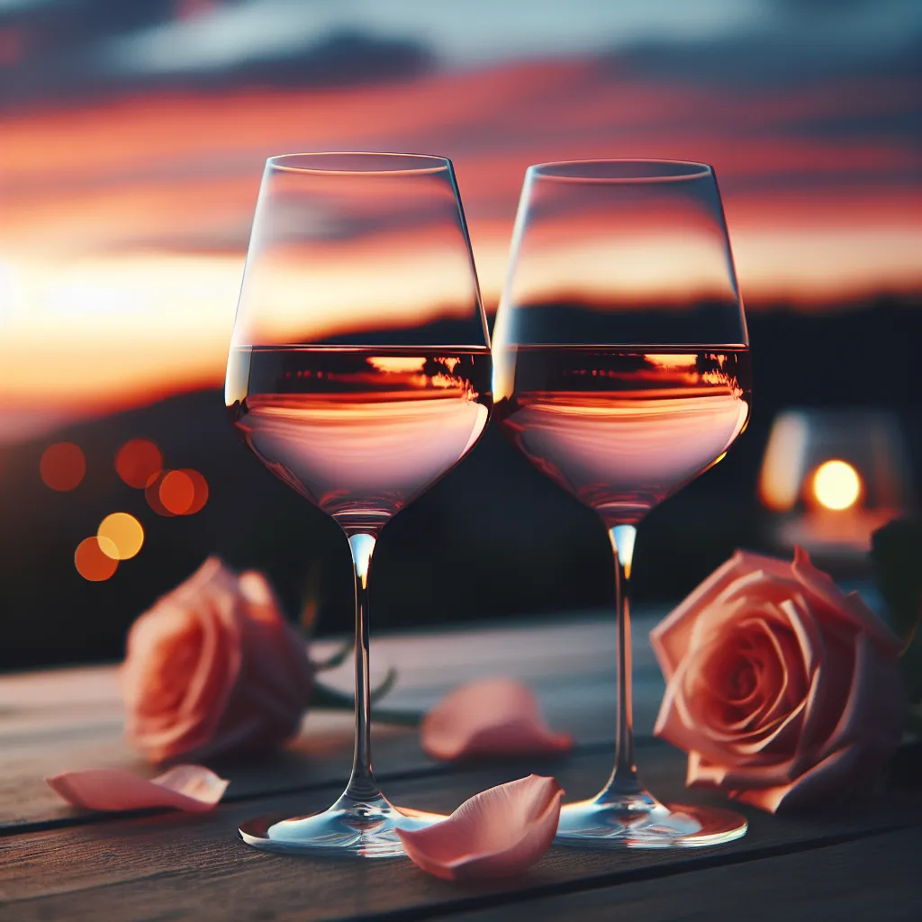 Kolorowe odcienie wina różowego: od jasnego różu po głęboki róż